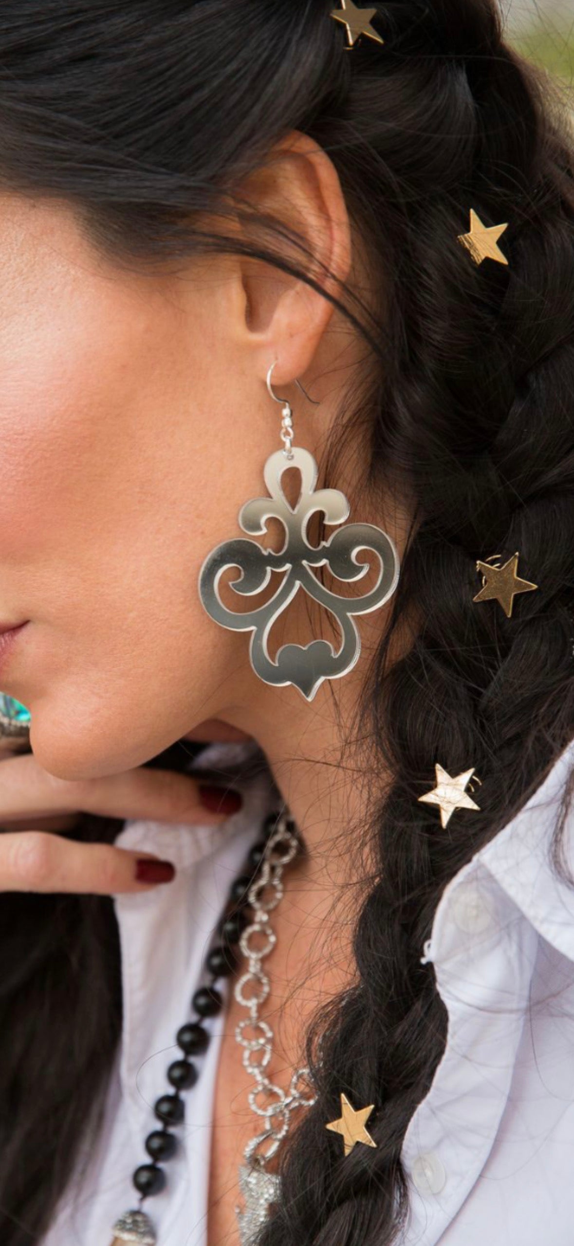 The “Theresa” Earring in Silver