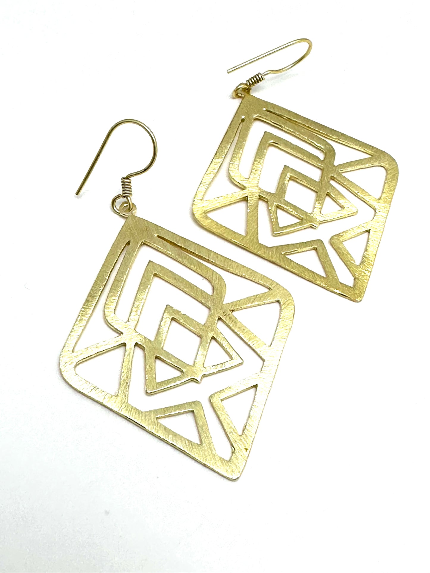 The Aztec Earring in Gold