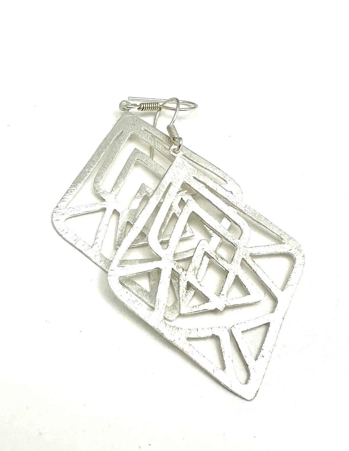 The Aztec Earring in Silver